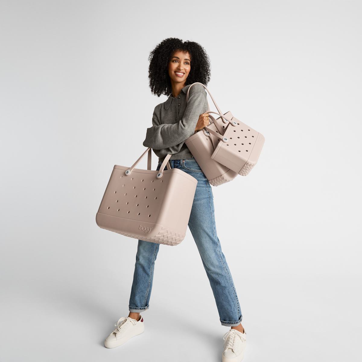 Bitty Bogg Bag - Cut Out Heart Coconut